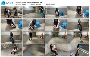 zhangyan 卖淫女洋洋OL装黑丝镣铐-绳艺资料库