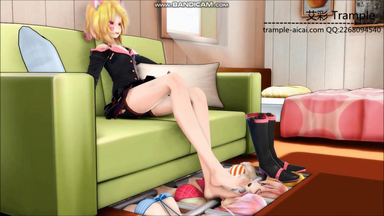 MMD动画女主玩弄四个女奴只露脸 R-190221-2-绳艺资料库