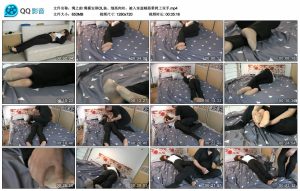 【绳之韵】绳模安琪OL装、细高肉丝，被入室盗贼捂晕拷上双手-绳艺资料库